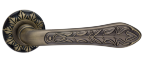 Ручка раздельная, Плати, бронза античная матовая, RENZ, DH 66-10 MAB