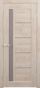 Межкомнатная дверь Мехико, 700*2000, Дуб золотистый, Albero, (стекло белое)