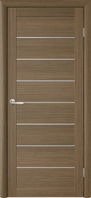 Межкомнатная дверь Тренд Т-1, 600*2000, Тик, Albero, (стекло матовое)