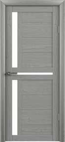 Межкомнатная дверь Тренд Т-5, 900*2000, Ясень дымчатый, Albero, (стекло белое)
