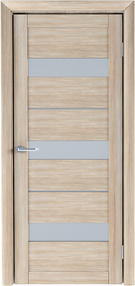 Межкомнатная дверь Тренд Т-7, 900*2000, Акация кремовая, Albero, (стекло матовое)