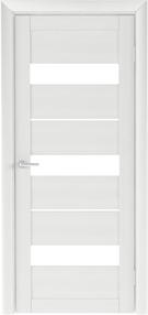 Межкомнатная дверь Тренд Т-7, 900*2000, Лиственница белая, Albero, (стекло белое)