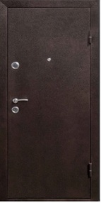 Стальная дверь, Йошкар NEW, медь-золотистый дуб, 960*2050 (Пр), в комплекте с замком, Ferroni