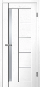 Межкомнатная дверь ST 03, 800*2000, сноу софт, Сибирь Профиль, (стекло матовое)