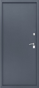 Стальная дверь, Тесей 100 TERMO, букле изумруд-букле изумруд, 880*2050 (Пр), в комплекте с замком, Алмаз