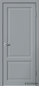 Межкомнатная дверь С02, 900*2000, серый, Сибирь Профиль (глухая)