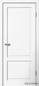 Межкомнатная дверь С02, 900*2000, Белый, Сибирь Профиль (глухая)