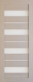 Межкомнатная дверь Техно-15, 700*2000, Капучино, ДвериСити, (стекло матовое)