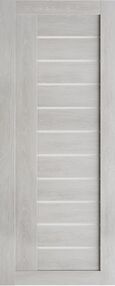 Межкомнатная дверь Техно-10, 600*2000, Шале серый, ДвериСити, (стекло матовое)