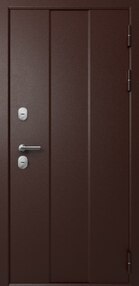 Стальная дверь, Эталон Термо-3, медь-медь, 960*2050 (Пр), терморазрыв, в комплекте с замком, Эталон