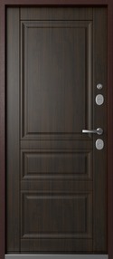 Стальная дверь, Эталон Термо-4, букле черный-венге, 860*2050 (Пр), терморазрыв, в комплекте с замком, Эталон