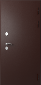 Стальная дверь, Эталон М-4, медь-медь, 960*2050 (Л), в комплекте с замком, Эталон