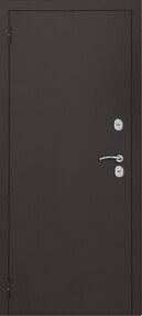 Стальная дверь, Хьюстон, букле темно серый-бетон светлый, 960*2050 (Л), в комплекте с замком, АРГУС