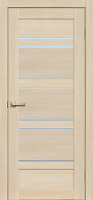 Межкомнатная дверь L11, 700*2000, Ясень, FLYDOORS, (стекло матовое)