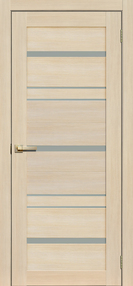 Межкомнатная дверь L13, 600*2000, Ясень, FLYDOORS, (стекло матовое)