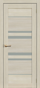 Межкомнатная дверь L14, 700*2000, Ясень, FLYDOORS, (стекло матовое)