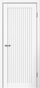 Межкомнатная дверь С07, 800*200, Белый, Сибирь Профиль (глухая)