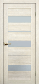 Межкомнатная дверь L20, 900*2000, Бьянко, FLYDOORS, (стекло матовое)