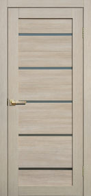 Межкомнатная дверь L26, 900*2000, Ясень, FLYDOORS, (стекло матовое)