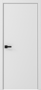 Межкомнатная дверь Графика-1, 700*2000, Белый, Albero (глухая), кромка черная