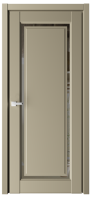 Межкомнатная дверь Эрмитаж-8, 600*2000, серый, Albero, (зеркало грей)