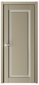 Межкомнатная дверь Эрмитаж-8, 900*2000, серый, Albero, (стекло матовое)