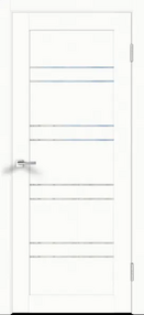 Межкомнатная дверь LINEA 8, 600*2000, Дуб снежный, Vell Doris, (Зеркало)