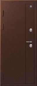 Стальная дверь, Т-111, медь-антик-медь-антик, 960*2050 (Пр), в комплекте с замком, Центурион