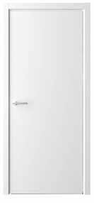 Межкомнатная дверь Схема Эмаль-2 ПГ Эмаль СтильФлэт, 600*2000, Белый, Albero (глухая), без замка