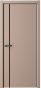 Межкомнатная дверь Контур-2, 900*2000, Монте, Albero (глухая), черная композитная кромка
