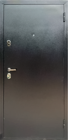 Стальная дверь, Модель 7, антик коричневый-светлый дуб, 960*2050 (Пр), в комплекте с замком