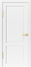 Межкомнатная дверь Неаполь 2, 600*2000, Белый, ДВЕРНЫЕ РЕШЕНИЯ (глухая)