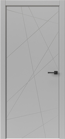 Межкомнатная дверь Геометрия, 900*2000, Лофт светлый, ДВЕРНЫЕ РЕШЕНИЯ (глухая), серая ABS кромка